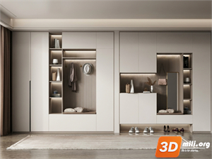 Shoe cabinet Skp Files